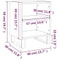 vidaXL Mesitas de noche 2 uds madera de ingeniería negro 40x30x50 cm vidaXL Mesitas de noche 2 uds madera de ingeniería negro 40x30x50 cm