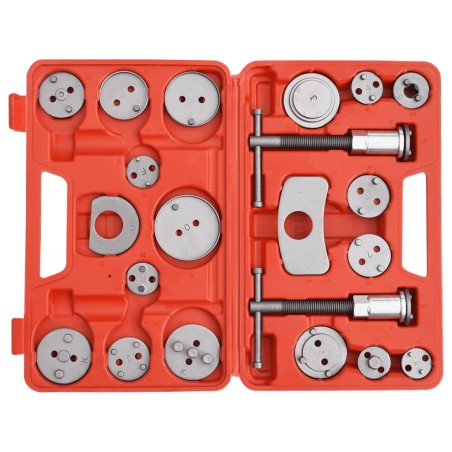 vidaXL Kit de herramientas de rebobinado del pistón de pinza de freno