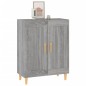 vidaXL Aparador de madera contrachapada gris Sonoma 69,5x34x90 cm