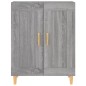 vidaXL Aparador de madera contrachapada gris Sonoma 69,5x34x90 cm