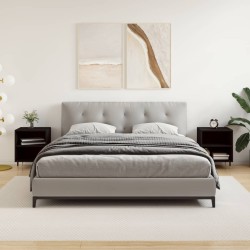 vidaXL Mesitas de noche 2 uds madera de ingeniería negro 40x30x50 cm