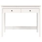 vidaXL Escritorio con cajones madera maciza de pino blanco 100x50x78cm vidaXL Escritorio con cajones madera maciza de pino blanco 100x50x78cm