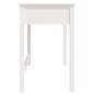 vidaXL Escritorio con cajones madera maciza de pino blanco 100x50x78cm vidaXL Escritorio con cajones madera maciza de pino blanco 100x50x78cm