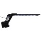 vidaXL Luz LED para acuario con abrazadera azul y blanco 35-55 cm