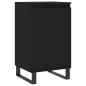 vidaXL Aparadores 2 uds madera de ingeniería negro 40x35x70 cm vidaXL Aparadores 2 uds madera de ingeniería negro 40x35x70 cm