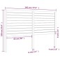 vidaXL Cabecero de cama madera maciza de pino 146x4x100 cm vidaXL Cabecero de cama madera maciza de pino 146x4x100 cm