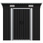 vidaXL Cobertizo para jardín de acero gris antracita vidaXL Cobertizo para jardín de acero gris antracita