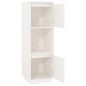 vidaXL Aparador alto de madera maciza de pino banco 38x35x117 cm vidaXL Aparador alto de madera maciza de pino banco 38x35x117 cm