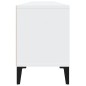 vidaXL Mueble de TV madera contrachapada blanco 150x30x44,5 cm