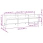 vidaXL Mueble de TV madera contrachapada blanco 150x30x44,5 cm