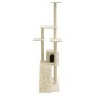 vidaXL Rascador para gatos con postes de sisal color crema 155 cm vidaXL Rascador para gatos con postes de sisal color crema 155 cm