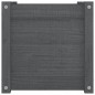 vidaXL Jardineras 2 uds madera maciza de pino gris 40x40x40 cm vidaXL Jardineras 2 uds madera maciza de pino gris 40x40x40 cm