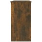 vidaXL Escritorio de madera contrachapada roble ahumado 80x40x75 cm vidaXL Escritorio de madera contrachapada roble ahumado 80x40x75 cm