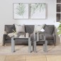 vidaXL Mesas apilables 3 pzas madera contrachapada color gris Sonoma vidaXL Mesas apilables 3 pzas madera contrachapada color gris Sonoma