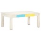 vidaXL Mesa de centro de madera de mango maciza blanca 110x60x45 cm vidaXL Mesa de centro de madera de mango maciza blanca 110x60x45 cm