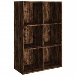 vidaXL Estantería/Aparador contrachapada roble ahumado 66x30x98 cm