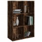 vidaXL Estantería/Aparador contrachapada roble ahumado 66x30x98 cm