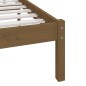 vidaXL Estructura de cama madera maciza pino marrón miel 150x200 cm vidaXL Estructura de cama madera maciza pino marrón miel 150x200 cm