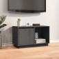 vidaXL Mueble de TV de madera maciza de pino 74x35x44 cm