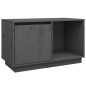 vidaXL Mueble de TV de madera maciza de pino 74x35x44 cm