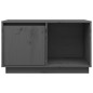 vidaXL Mueble de TV de madera maciza de pino 74x35x44 cm