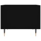 vidaXL Mesas de centro 2 uds madera de ingeniería negro 50x50x40 cm vidaXL Mesas de centro 2 uds madera de ingeniería negro 50x50x40 cm
