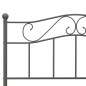 vidaXL Estructura de cama de metal gris 120x200 cm vidaXL Estructura de cama de metal gris 120x200 cm