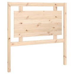 vidaXL Cabecero de cama madera maciza de pino 95,5x4x100 cm