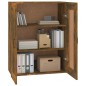 vidaXL Armario colgante de pared roble ahumado 69,5x32,5x90 cm vidaXL Armario colgante de pared roble ahumado 69,5x32,5x90 cm