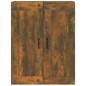 vidaXL Armario colgante de pared roble ahumado 69,5x32,5x90 cm vidaXL Armario colgante de pared roble ahumado 69,5x32,5x90 cm