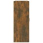 vidaXL Armario colgante de pared roble ahumado 69,5x32,5x90 cm vidaXL Armario colgante de pared roble ahumado 69,5x32,5x90 cm