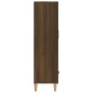 vidaXL Aparador alto de madera contrachapada marrón roble 70x31x115 cm vidaXL Aparador alto de madera contrachapada marrón roble 70x31x115 cm