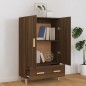 vidaXL Aparador alto de madera contrachapada marrón roble 70x31x115 cm vidaXL Aparador alto de madera contrachapada marrón roble 70x31x115 cm