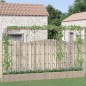 vidaXL Pérgola de bambú 385x40x205 cm vidaXL Pérgola de bambú 385x40x205 cm