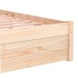 vidaXL Estructura de cama madera maciza 90x190 cm vidaXL Estructura de cama madera maciza 90x190 cm