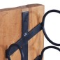 vidaXL Botellero para 6 botellas madera maciza de roble 35x35x100 cm vidaXL Botellero para 6 botellas madera maciza de roble 35x35x100 cm