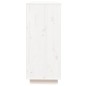 vidaXL Aparador de madera maciza de pino blanco 110,5x35x80 cm vidaXL Aparador de madera maciza de pino blanco 110,5x35x80 cm
