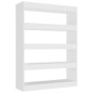 vidaXL Estantería/divisor de espacios blanco 100x30x135 cm vidaXL Estantería/divisor de espacios blanco 100x30x135 cm