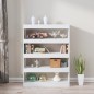 vidaXL Estantería/divisor de espacios blanco 100x30x135 cm vidaXL Estantería/divisor de espacios blanco 100x30x135 cm