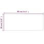 vidaXL Pizarra magnética de pared vidrio templado negro 80x30 cm vidaXL Pizarra magnética de pared vidrio templado negro 80x30 cm