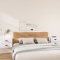 vidaXL Mesitas de noche de pared 2 uds blanco 50x36x40 cm vidaXL Mesitas de noche de pared 2 uds blanco 50x36x40 cm