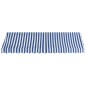 vidaXL Toldo para bar 350x120 cm azul y blanco vidaXL Toldo para bar 350x120 cm azul y blanco