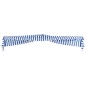 vidaXL Toldo para bar 350x120 cm azul y blanco vidaXL Toldo para bar 350x120 cm azul y blanco