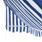 vidaXL Toldo para bar 350x120 cm azul y blanco vidaXL Toldo para bar 350x120 cm azul y blanco