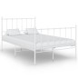 vidaXL Estructura de cama de metal blanco 120x200 cm vidaXL Estructura de cama de metal blanco 120x200 cm