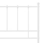 vidaXL Estructura de cama de metal blanco 120x200 cm vidaXL Estructura de cama de metal blanco 120x200 cm