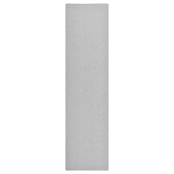 vidaXL Alfombra de pasillo gris claro 80x300 cm