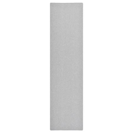 vidaXL Alfombra de pasillo gris claro 80x300 cm