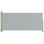 vidaXL Toldo lateral retráctil de jardín gris 140x300 cm vidaXL Toldo lateral retráctil de jardín gris 140x300 cm