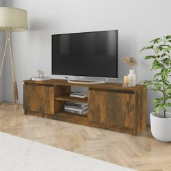 vidaXL Mueble para TV madera contrachapada roble ahumado 120x30x35,5cm